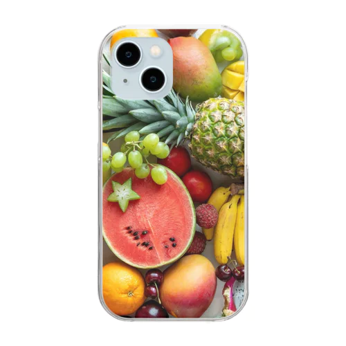 Fruit salad フルーツサラダ Clear Smartphone Case