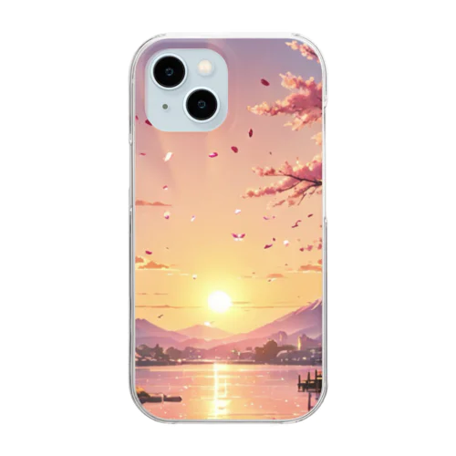 桜の季節2 Clear Smartphone Case