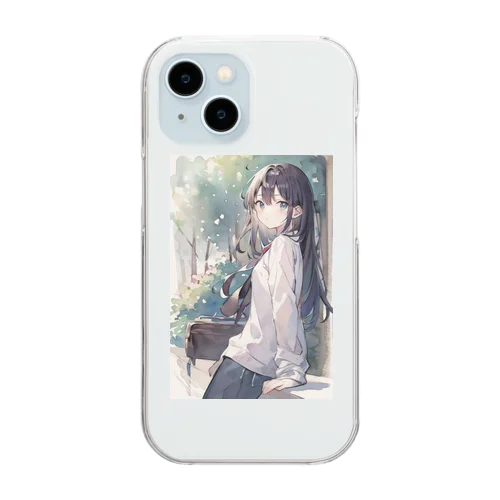 いつも大人しい女の子 Clear Smartphone Case