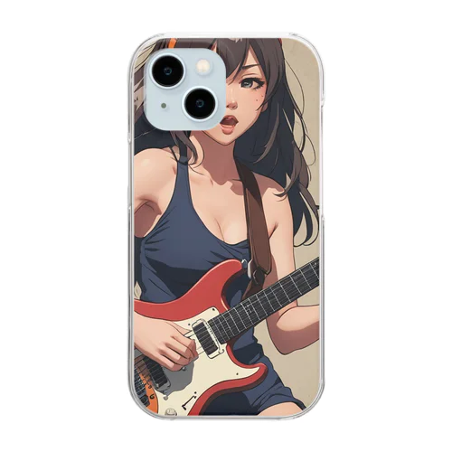 バンドガール Clear Smartphone Case