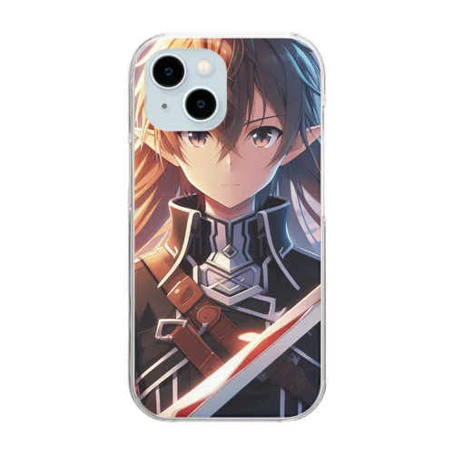 黒龍の騎士  Clear Smartphone Case
