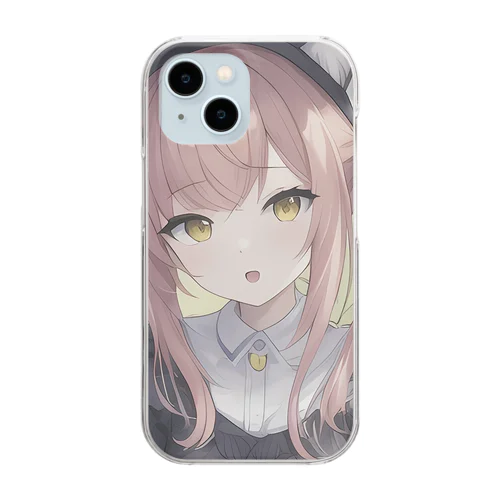 擬人化女子 Clear Smartphone Case