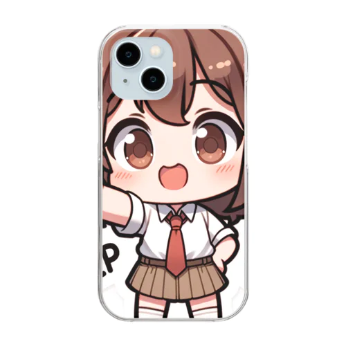 KEEP UPちゃん Clear Smartphone Case