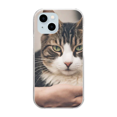 癒しの猫グッズ♪ Clear Smartphone Case