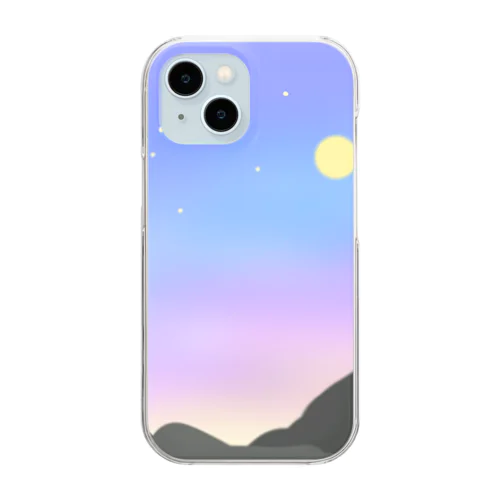 夜明けまえ散歩 Clear Smartphone Case