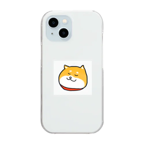 まんぞく犬 Clear Smartphone Case