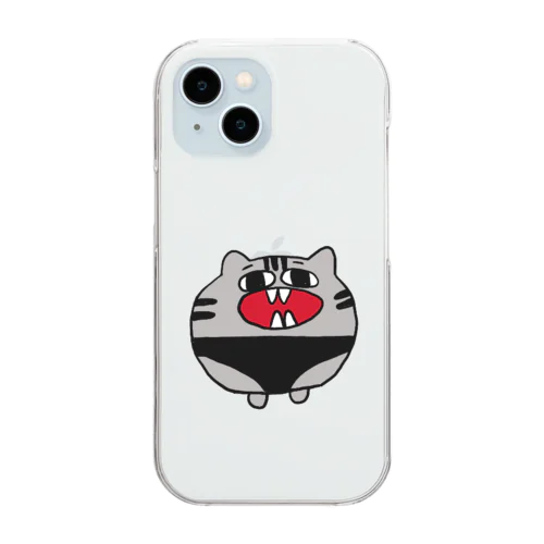 パンティーキャット Clear Smartphone Case