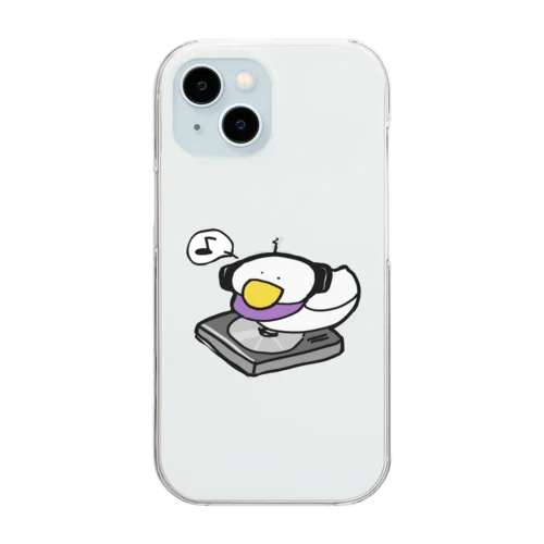 あひるのポポ Clear Smartphone Case