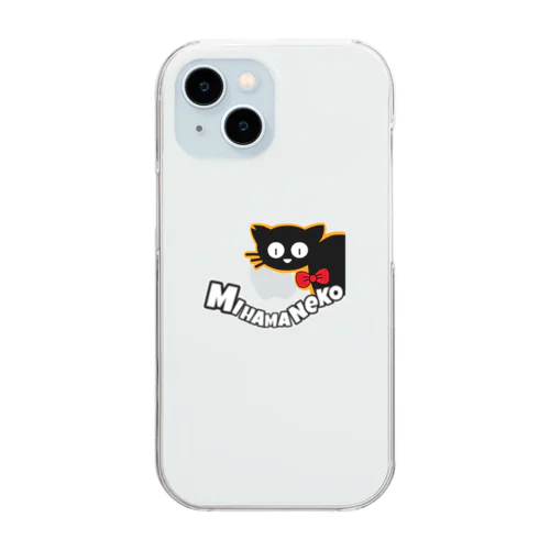 美浜ねこ Clear Smartphone Case