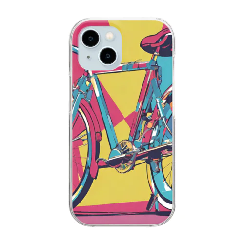 POPART bicycle Clear Smartphone Case