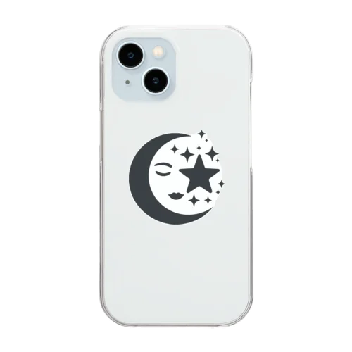 月 Clear Smartphone Case