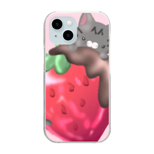 ichigo neco🍓 Clear Smartphone Case