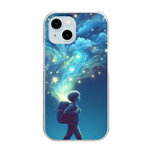 星空を運ぶ夢想家 Clear Smartphone Case