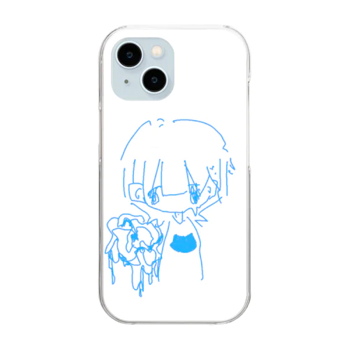 あッ Clear Smartphone Case