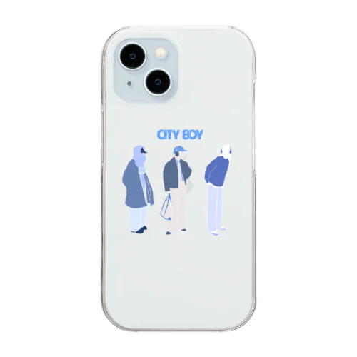 シティーボーイズ Clear Smartphone Case