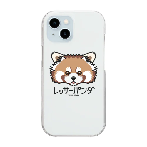 09レッサーパンダ（キャラ） Clear Smartphone Case