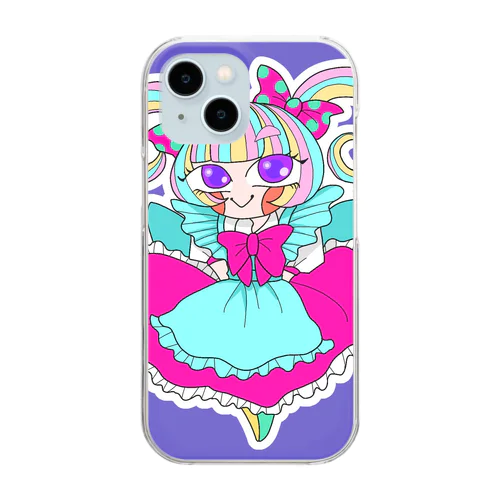 きゃんでぃちゃん Clear Smartphone Case