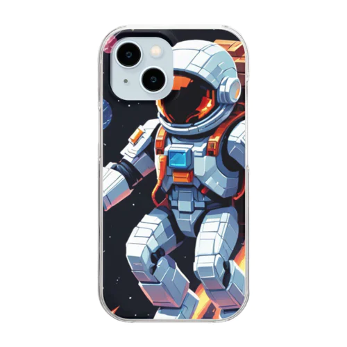 宇宙を旅している勇者 Clear Smartphone Case