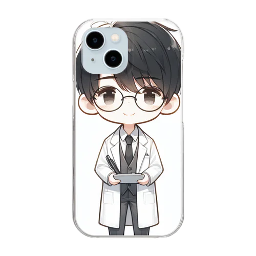 博士ちゃん Clear Smartphone Case