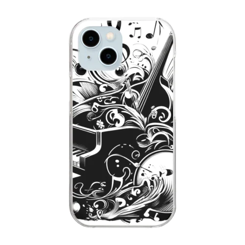 ♪Bursting Jazz Clear Smartphone Case