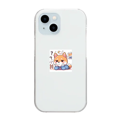 片思い犬 Clear Smartphone Case