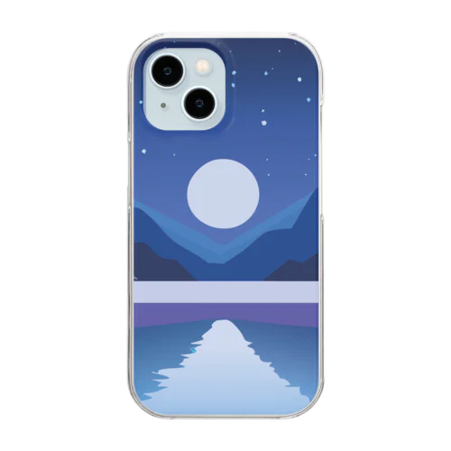 Midnight Lake Clear Smartphone Case