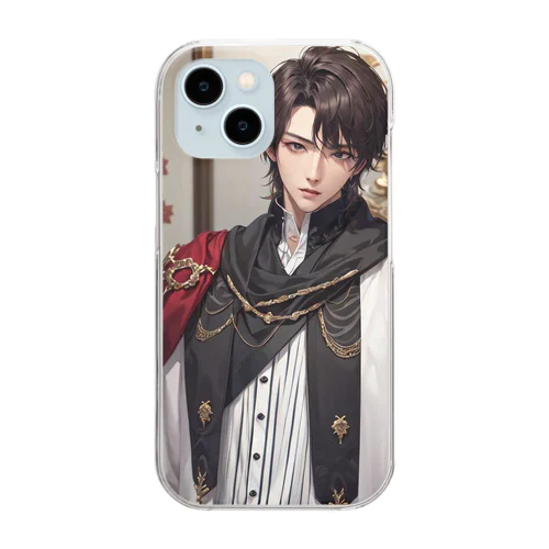 イケメン男子 Clear Smartphone Case