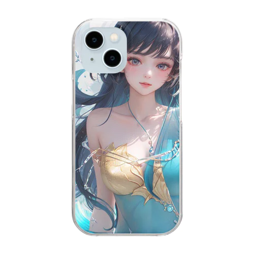 水の中の美女 Clear Smartphone Case