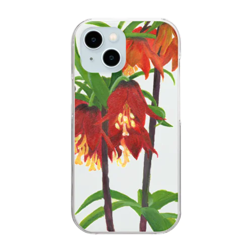 pepe garden【フリチラリア】 Clear Smartphone Case