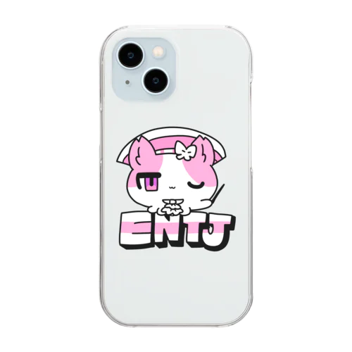 16性格タコちゃんず ENTJ Clear Smartphone Case