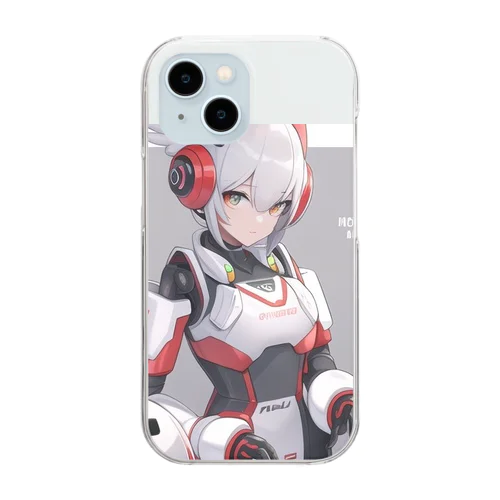 朝用ロボット Clear Smartphone Case