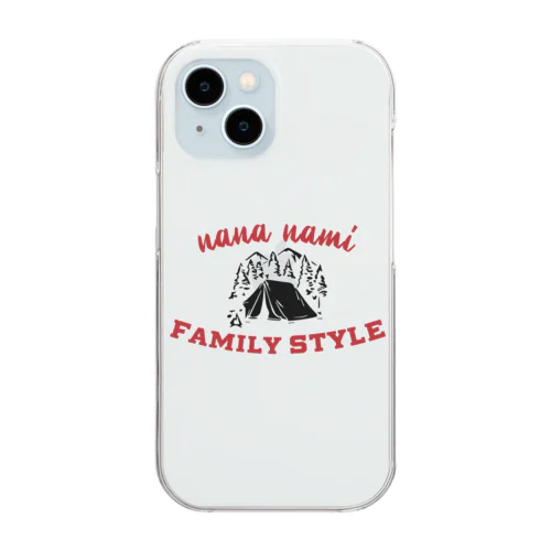 family style Clear Smartphone Case