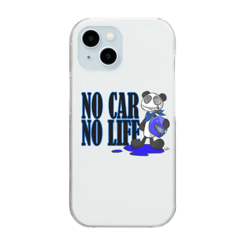 NO CAR　NO LIFE クリアスマホケース