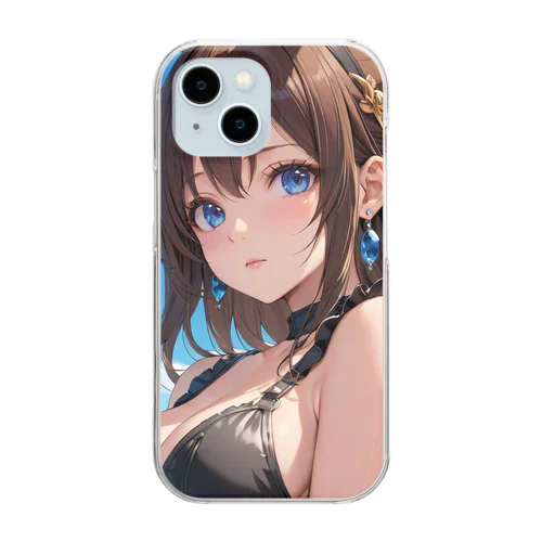 バニーガール Clear Smartphone Case