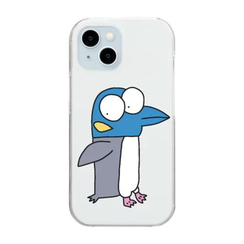 ペンギン（暑いの苦手） Clear Smartphone Case