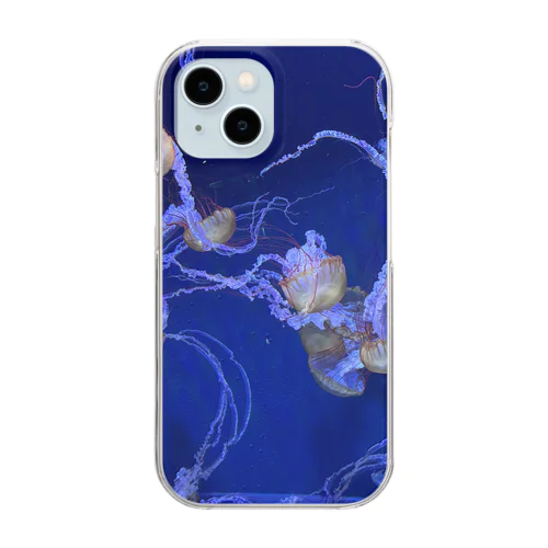 ゆらゆらクラゲくん Clear Smartphone Case