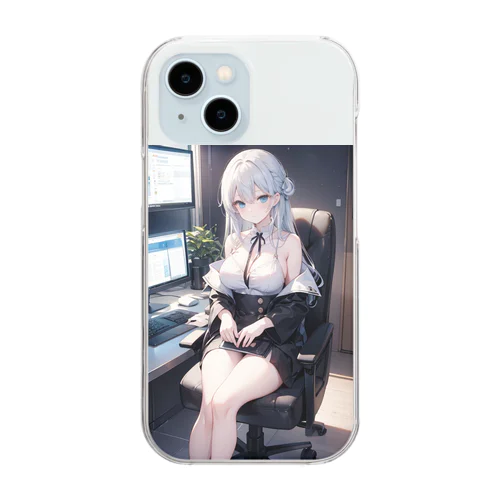 可愛い上司 Clear Smartphone Case