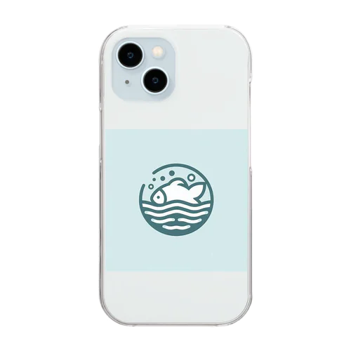 シンプルなお魚 Clear Smartphone Case