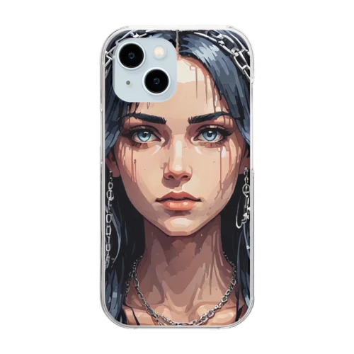 鎖の少女 Clear Smartphone Case