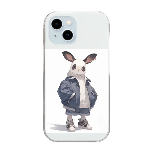 うさぎ君 BeeBee 1786 Clear Smartphone Case