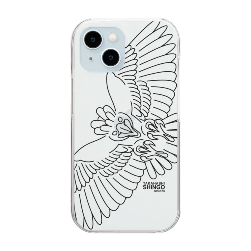 Harpy eagle／オウギワシ Clear Smartphone Case