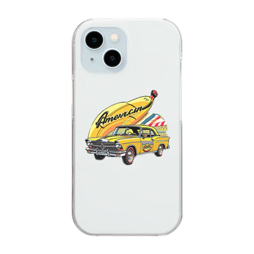 アメ車にバナナ！？ Clear Smartphone Case