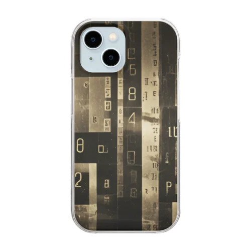 Numbering Clear Smartphone Case