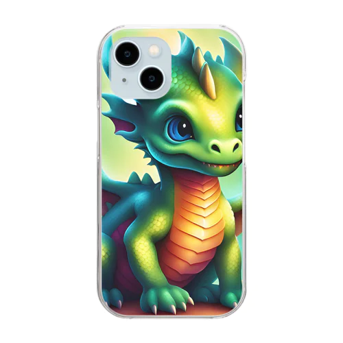 ベイビードラゴン2 Clear Smartphone Case