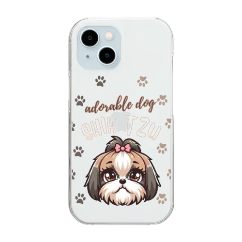 adorable dog　SHIH TZU　（シーズー） Clear Smartphone Case