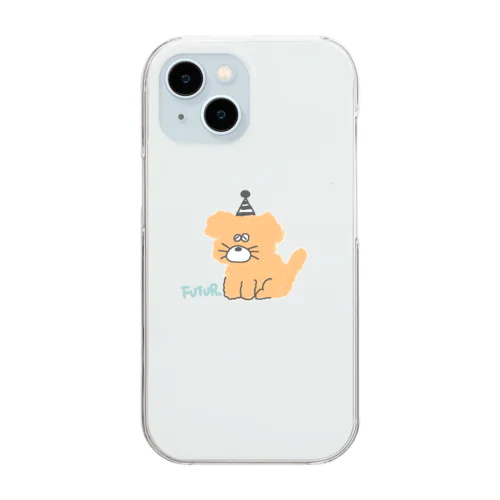 パーティー待ちの犬 Clear Smartphone Case