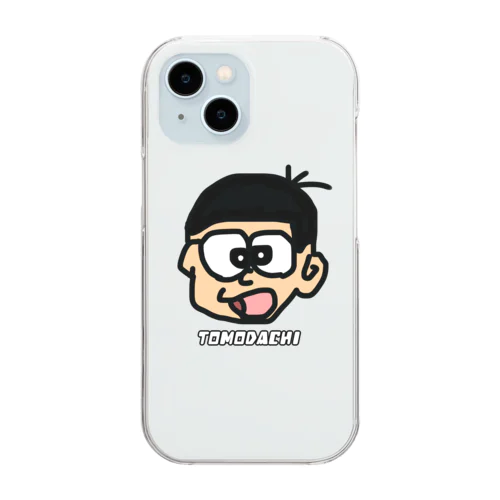 ともだちくん Clear Smartphone Case