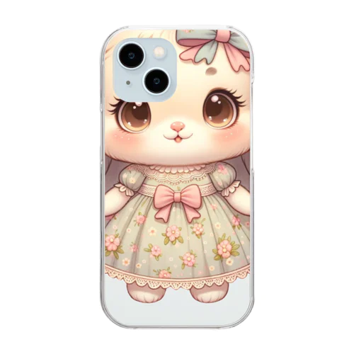 うさちゃん Clear Smartphone Case