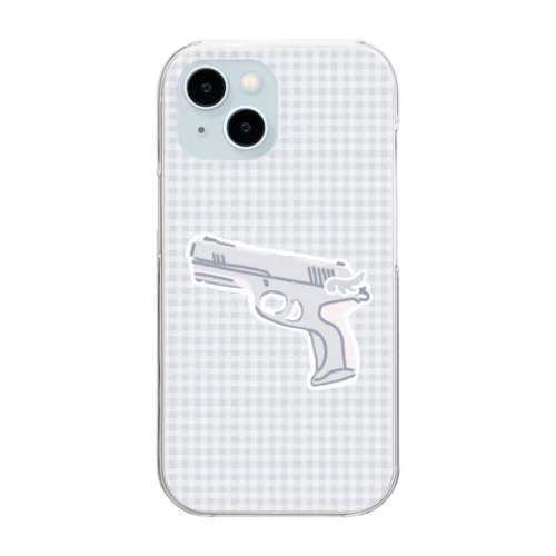 ばんばんばん♪ゆめかわミニ銃 Clear Smartphone Case