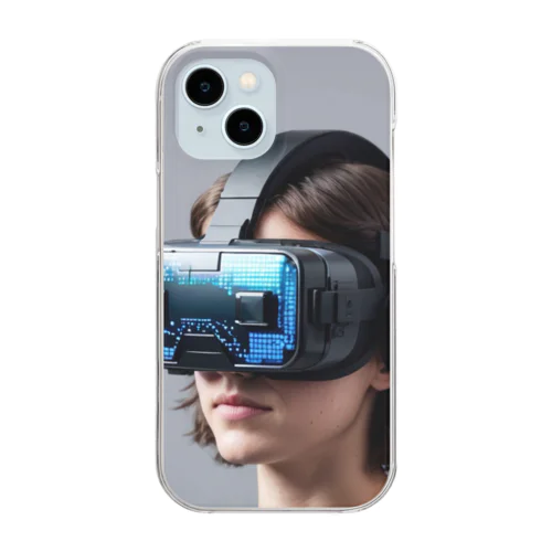 レボメガネ Clear Smartphone Case